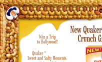 Quaker Sweet and Salty Microsite