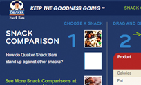 Quaker Snack Comparison — Rich Media
