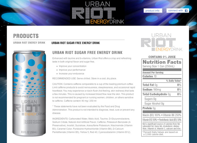 Urban Riot Energy Drink